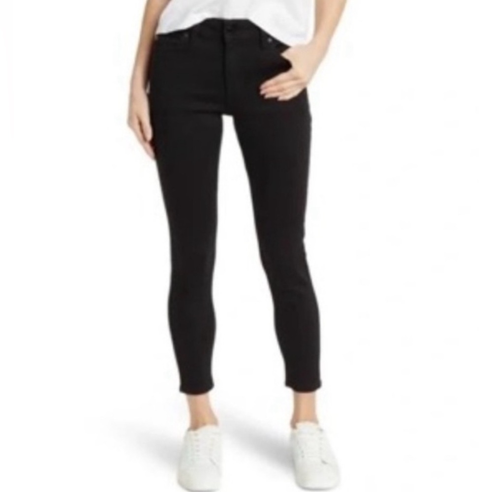 Tahari Kelly Classic Skinny | Black Wash | Size 8